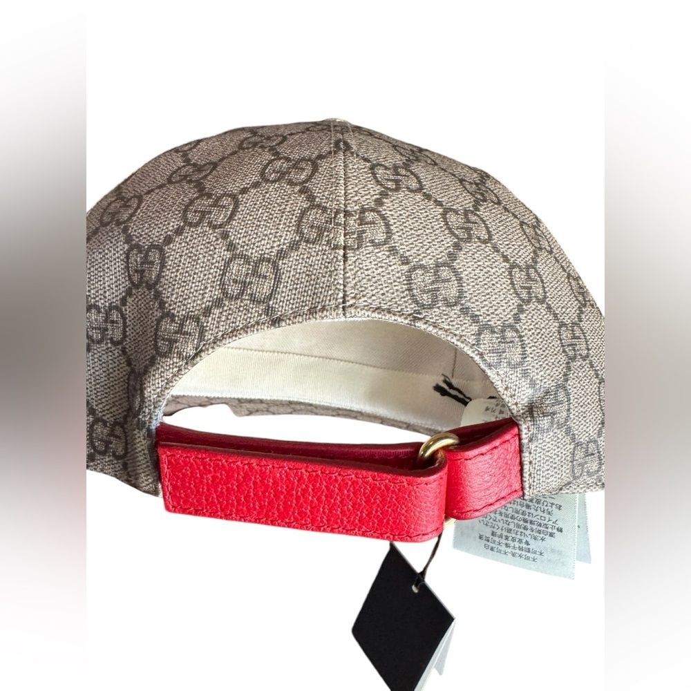 Gucci Supreme Monogram Apple Baseball Hat - Picture 5 of 7